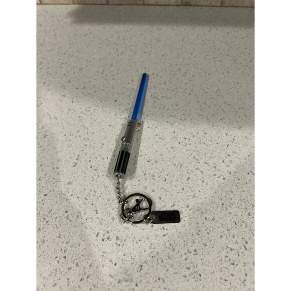 Disney‎ StarWars Light Saber KeyChain Blue - Picture 1 of 3